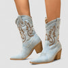 Selena - Orthopedic Denim Ankle Boots
